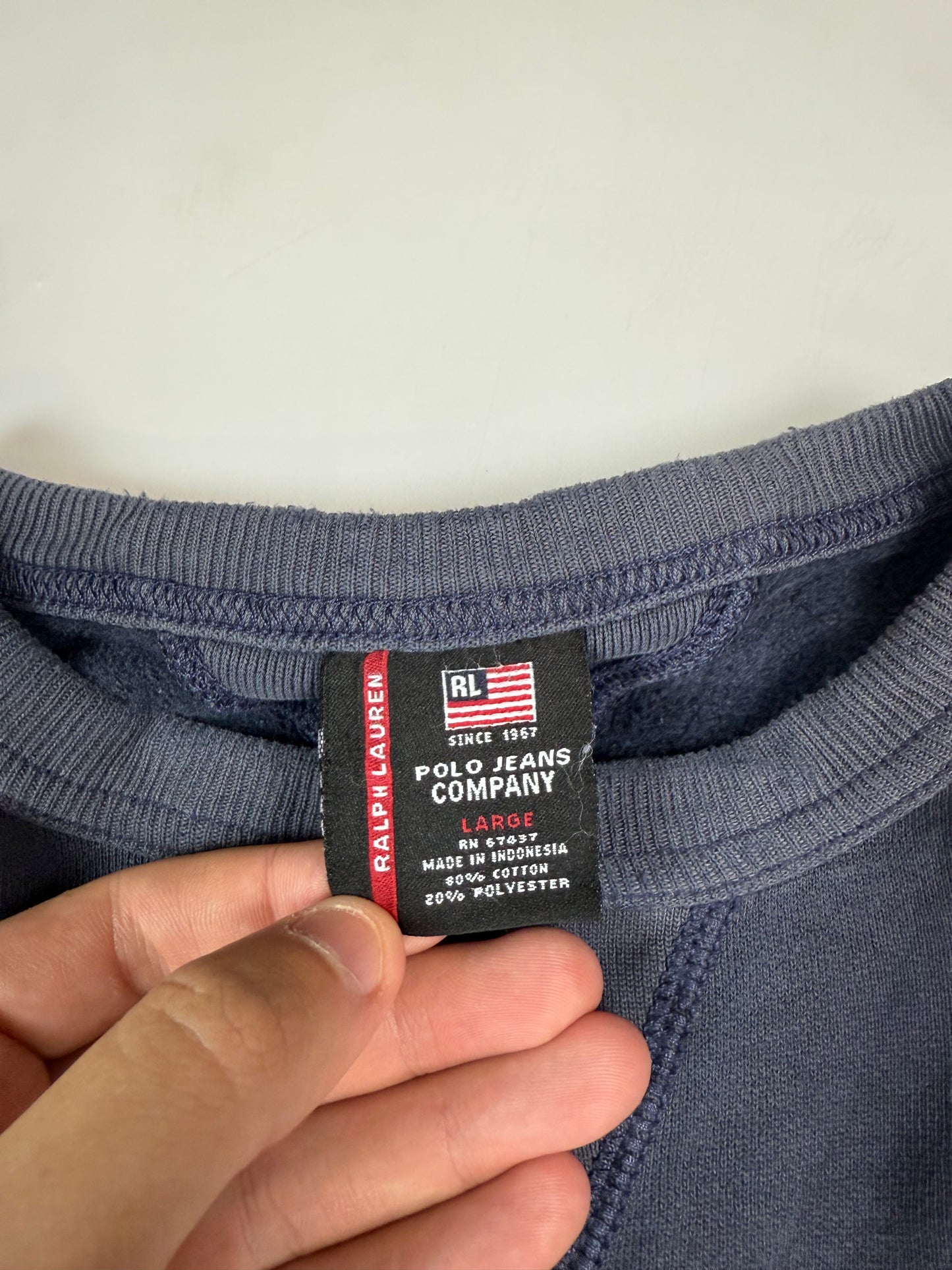 Vintage Ralph Lauren polo jeans co spell out sweatshirt (L)