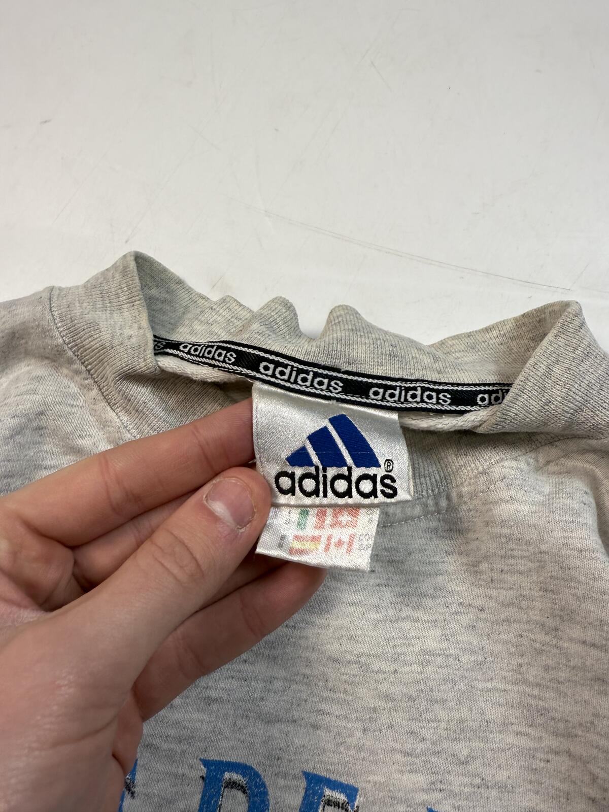 Vintage 90s Olympique Marseille Adidas football sweatshirt (S)