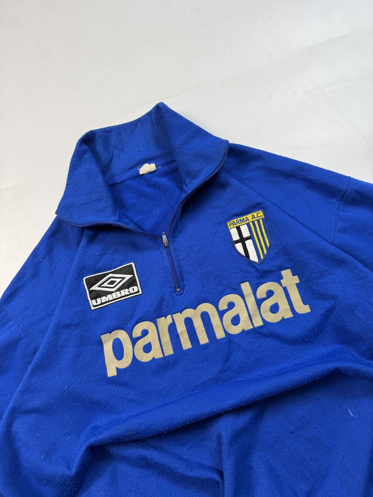 Vintage Parma 1993-95 Umbro 1/4 zip sweatshirt (L)