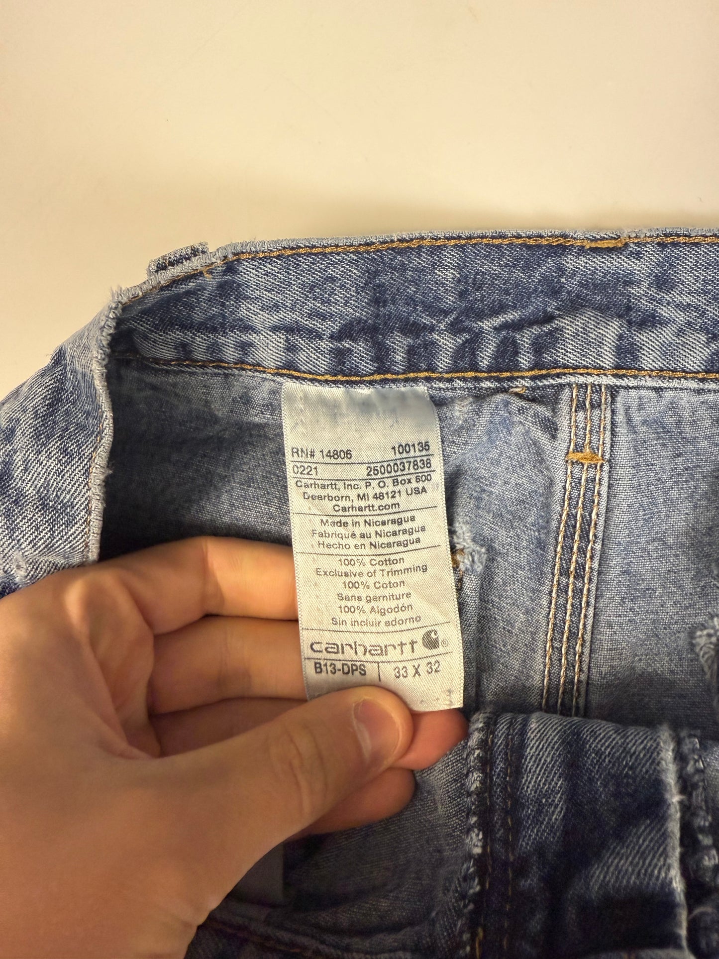 Carhartt baggy carpenter jeans (W32)