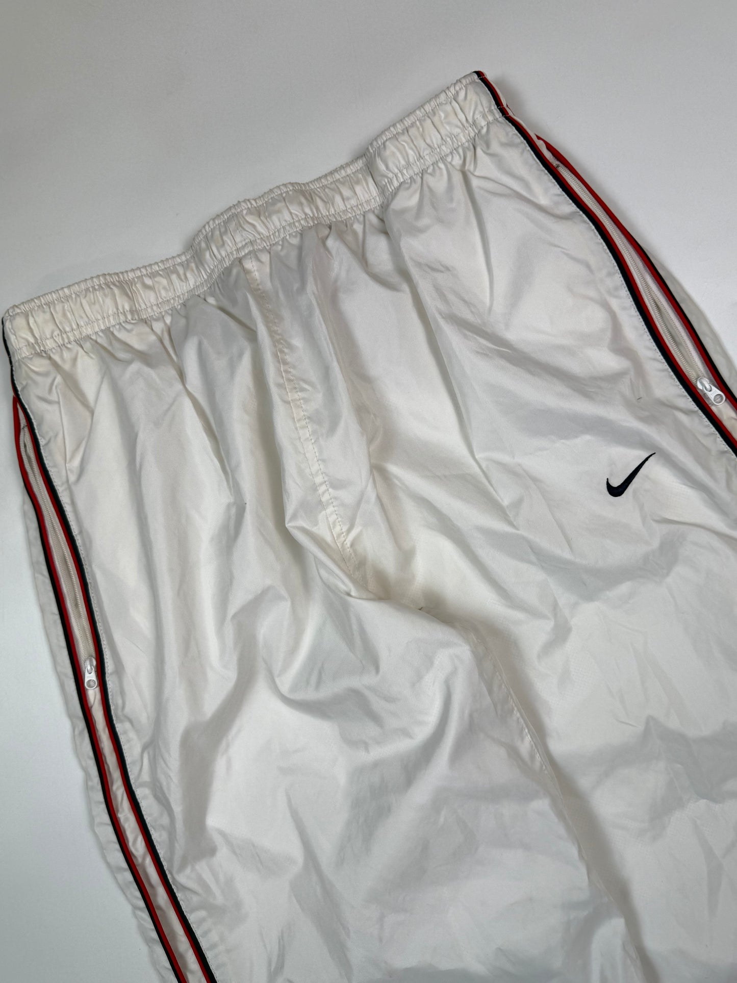 Vintage Nike baggy side stripe track pants (L)