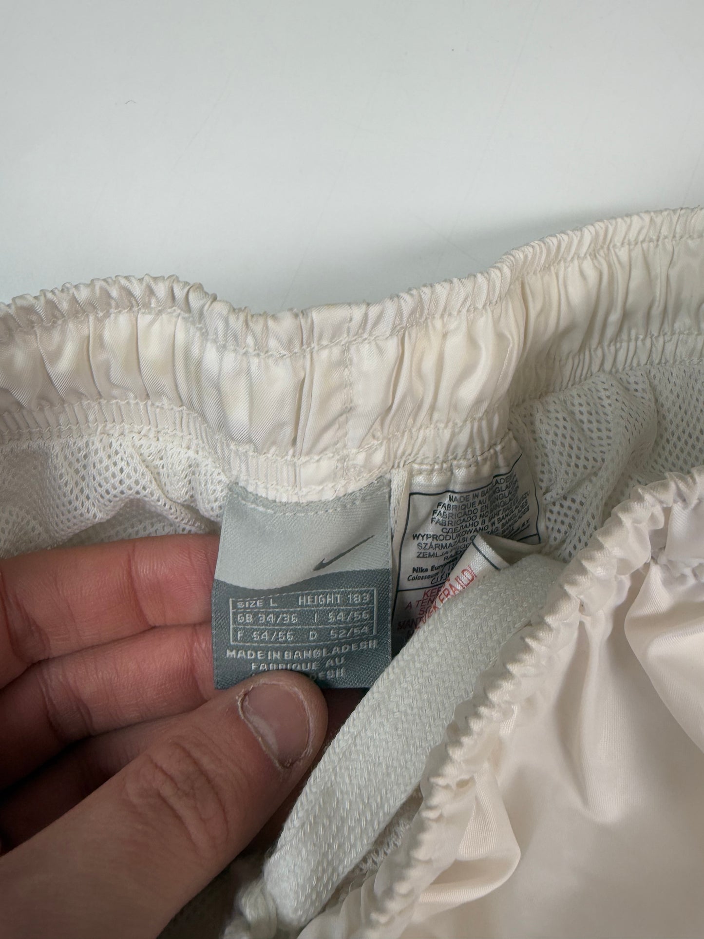 Vintage Nike baggy side stripe track pants (L)