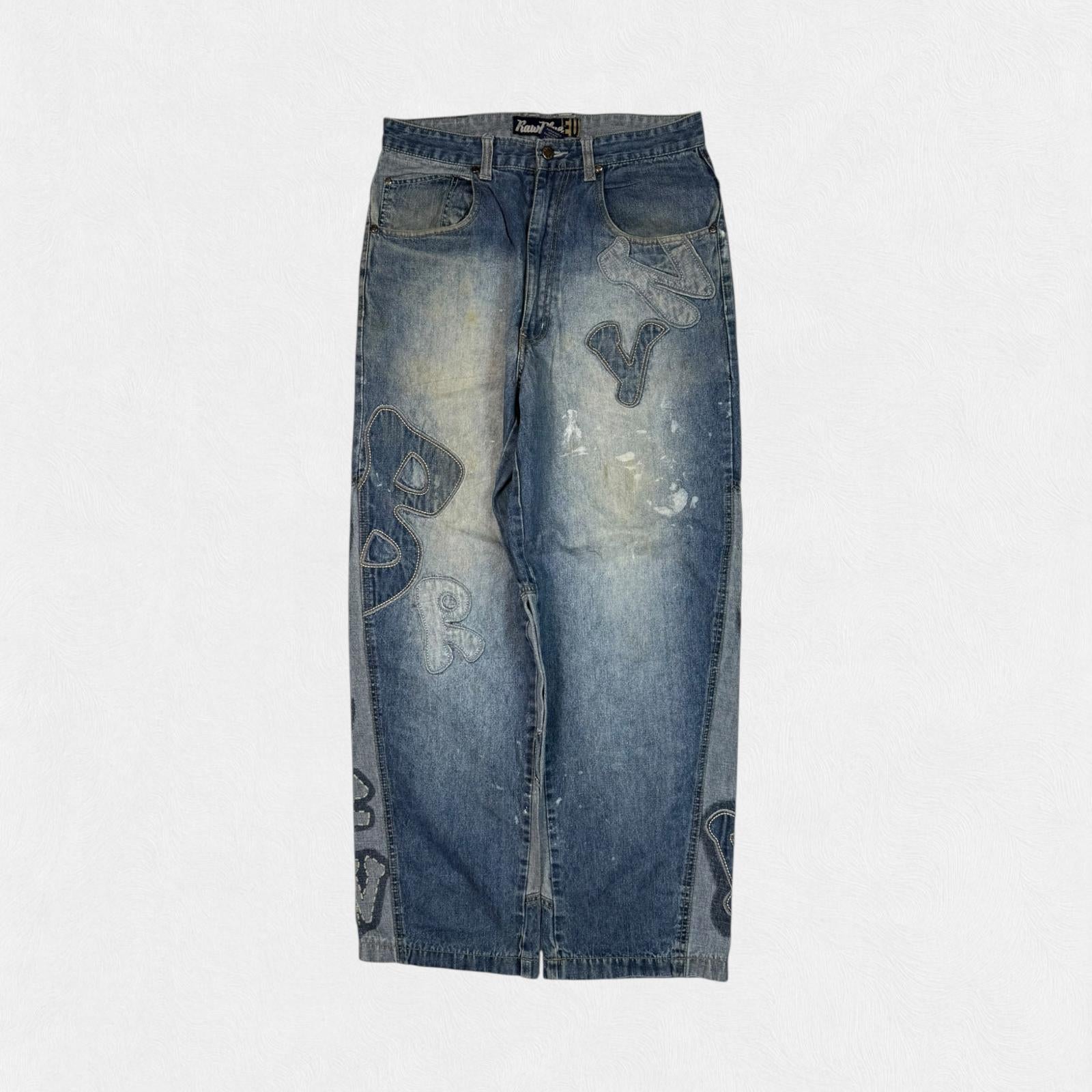 Vintage Y2K baggy hip hop Jeans (W32)