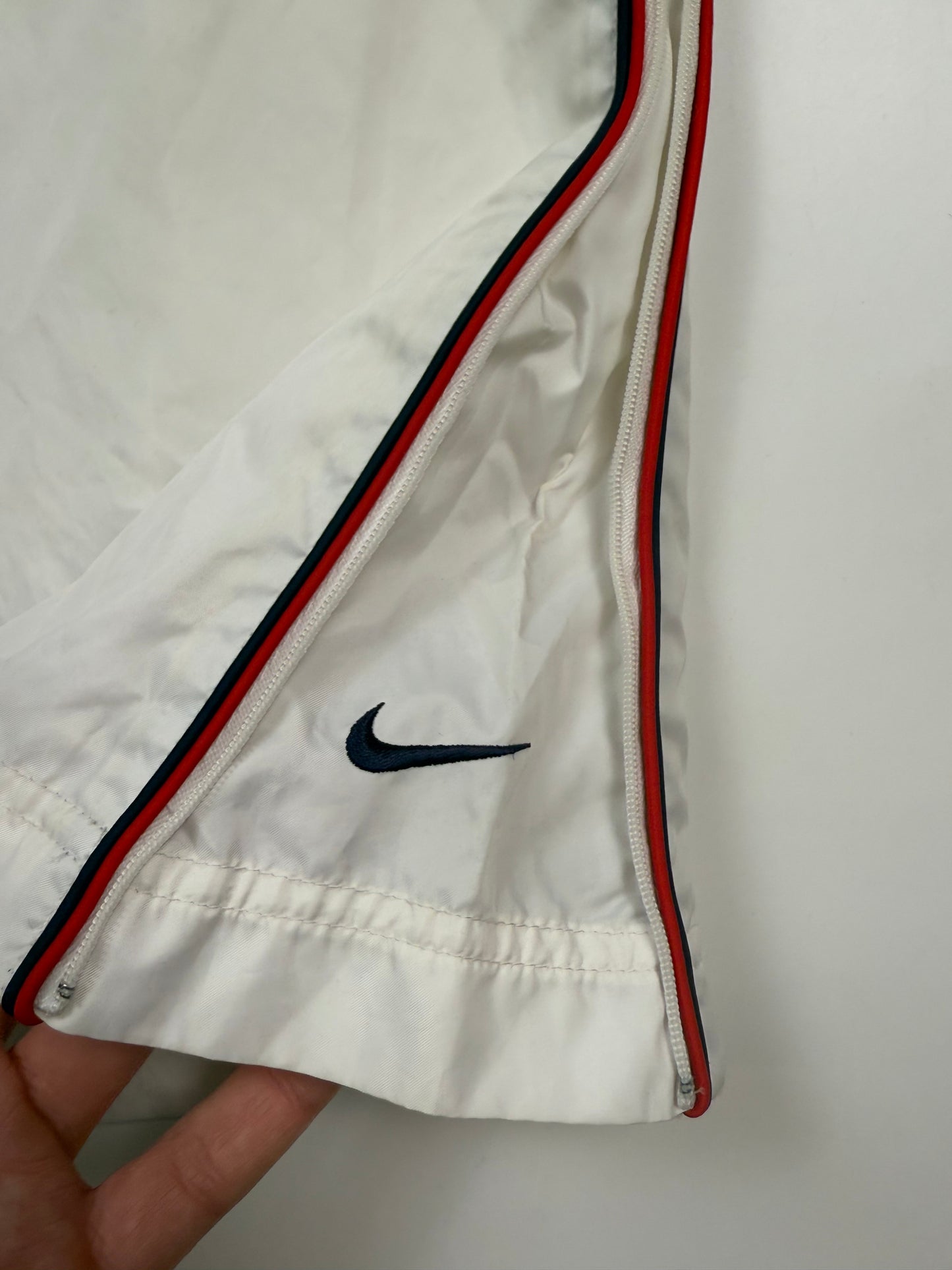 Vintage Nike baggy side stripe track pants (L)