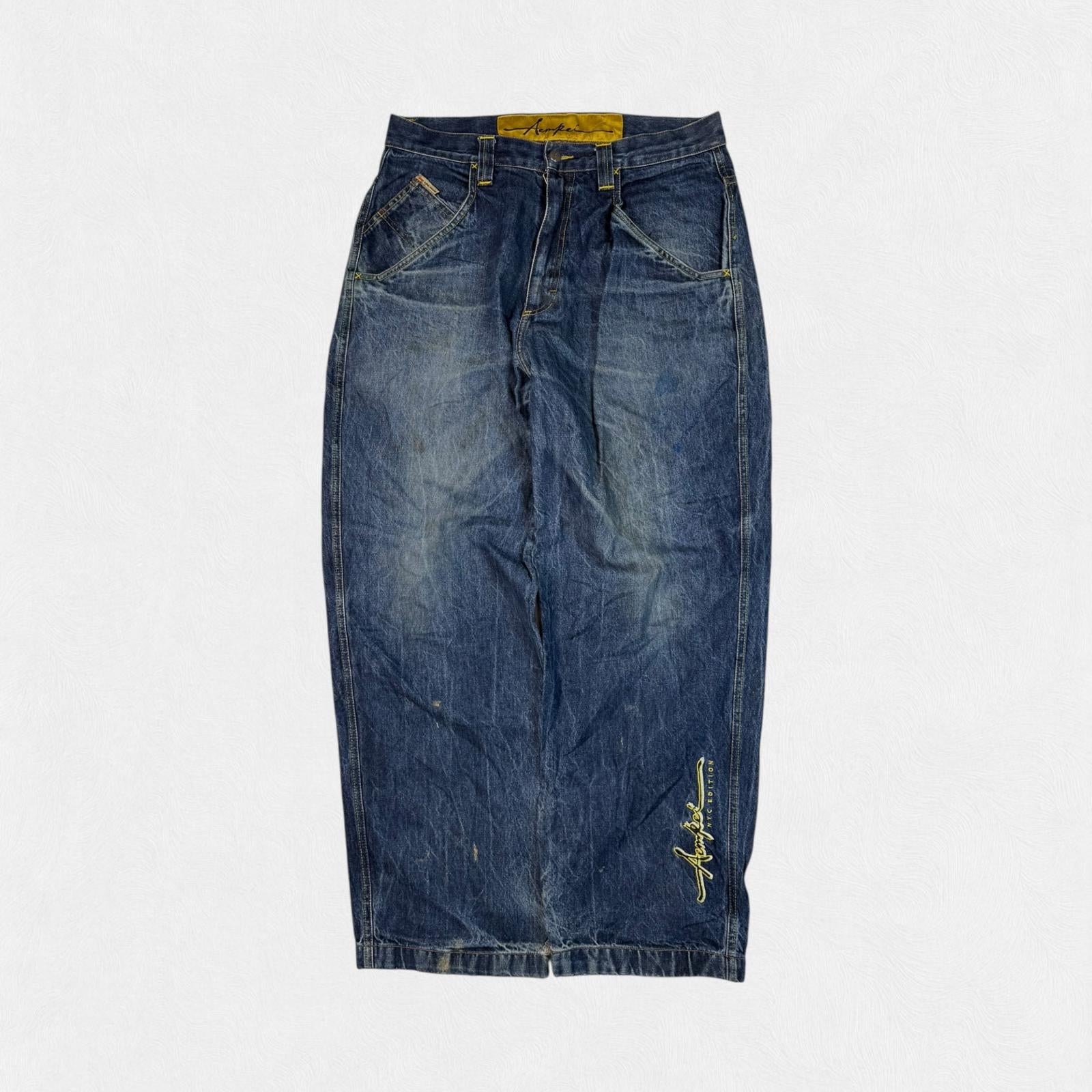 Vintage Y2K baggy hip hop Jeans (W36)