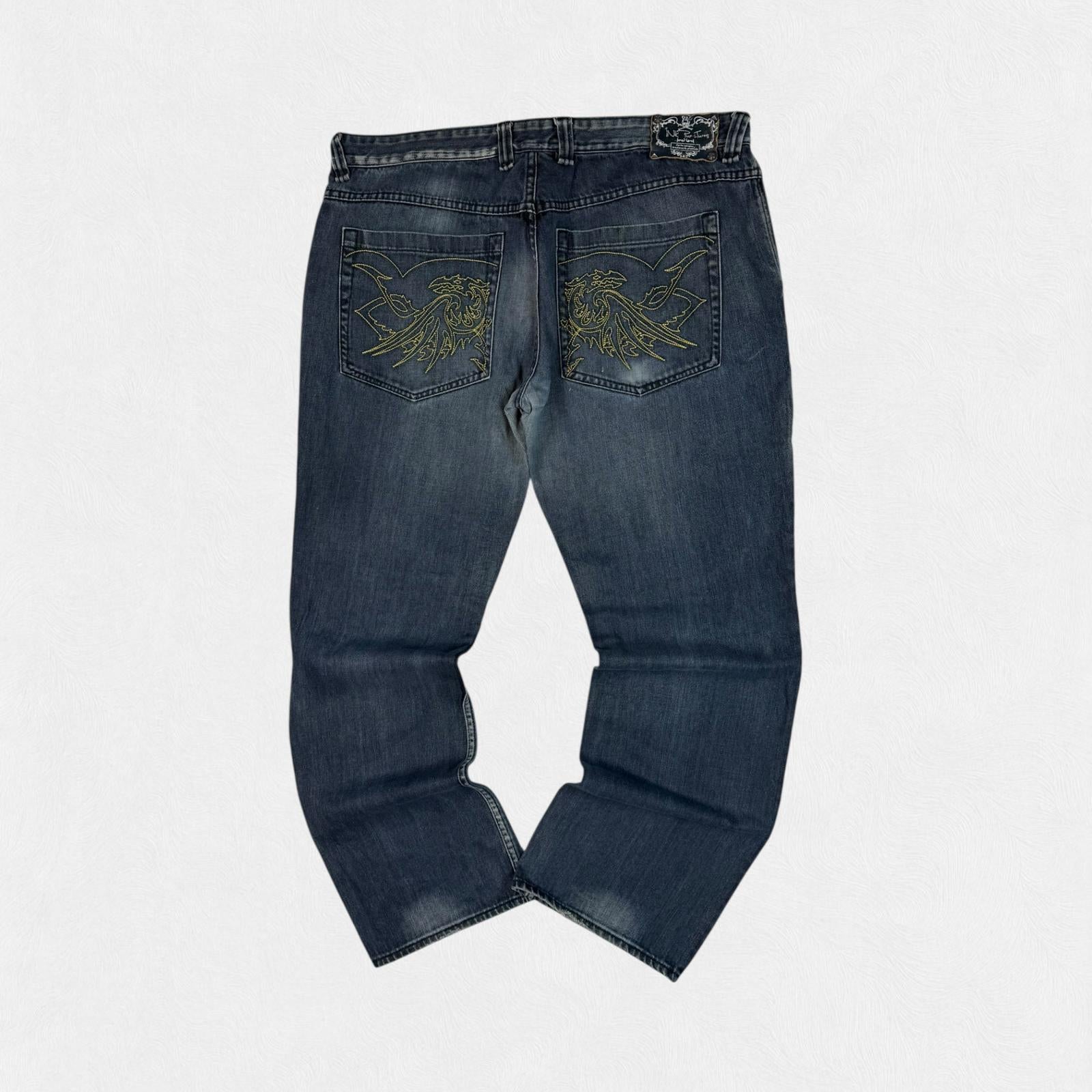 Vintage Y2K baggy hip hop Jeans (W40)