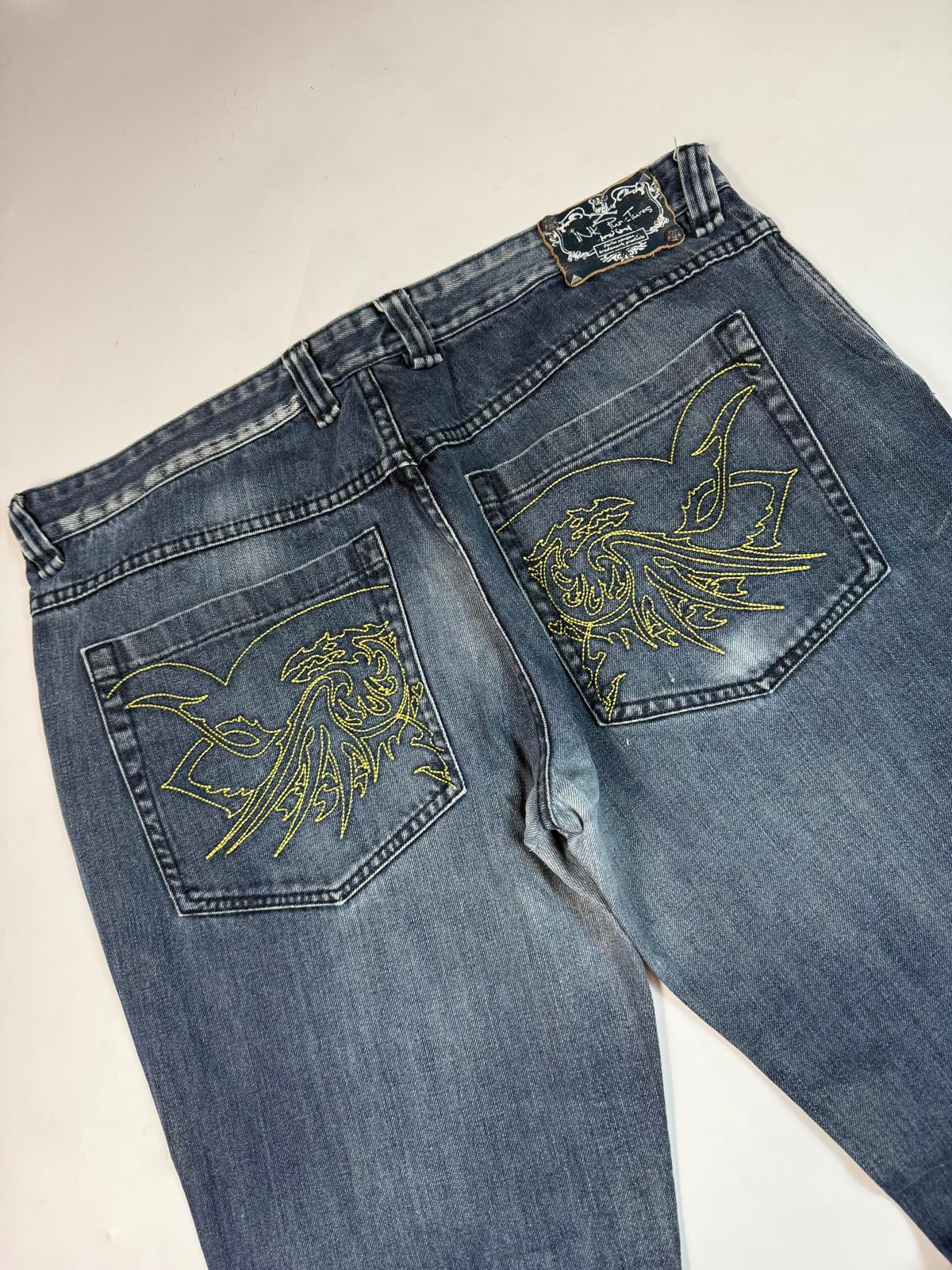 Vintage Y2K baggy hip hop Jeans (W40)