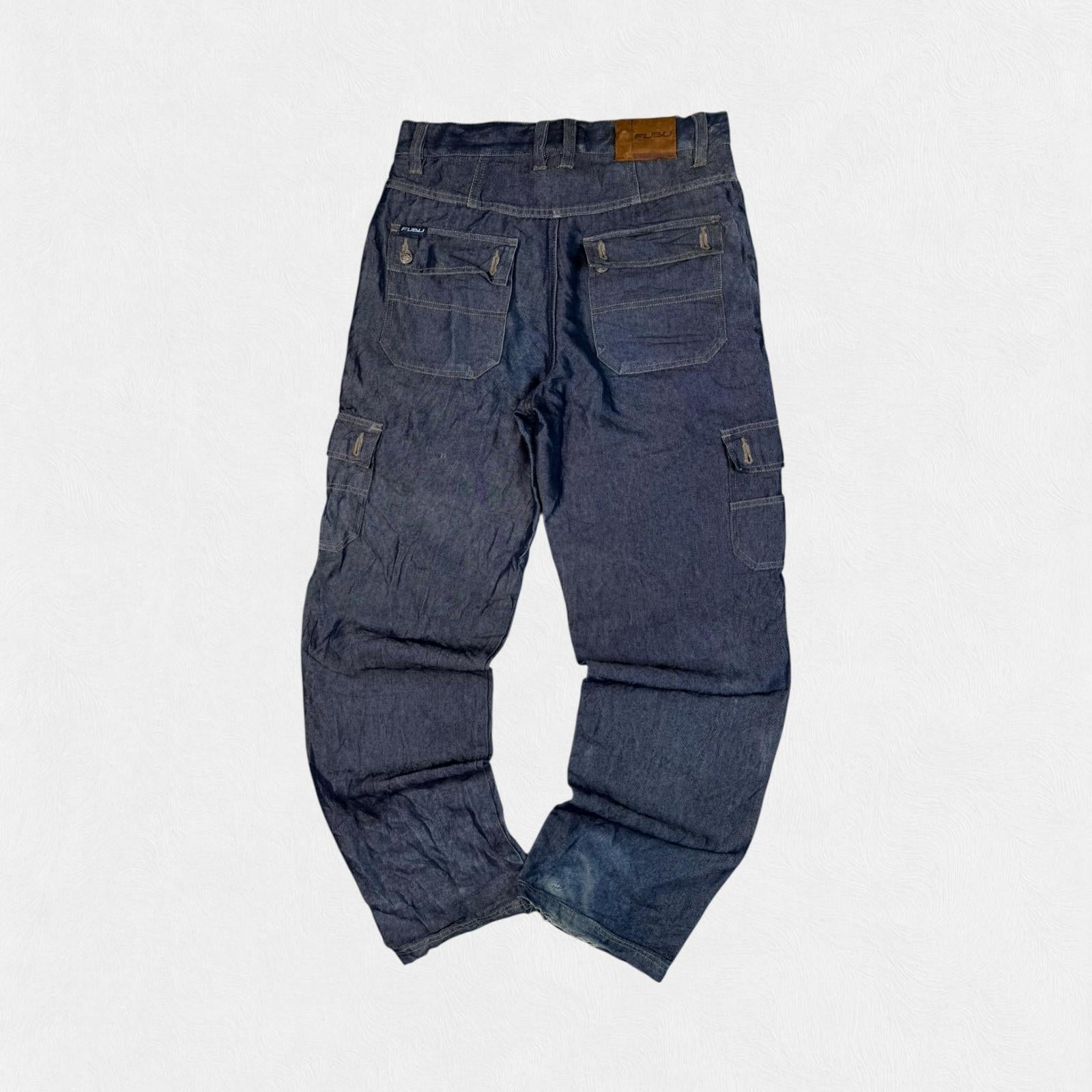 Vintage Fubu baggy hip hop Jeans (W32)