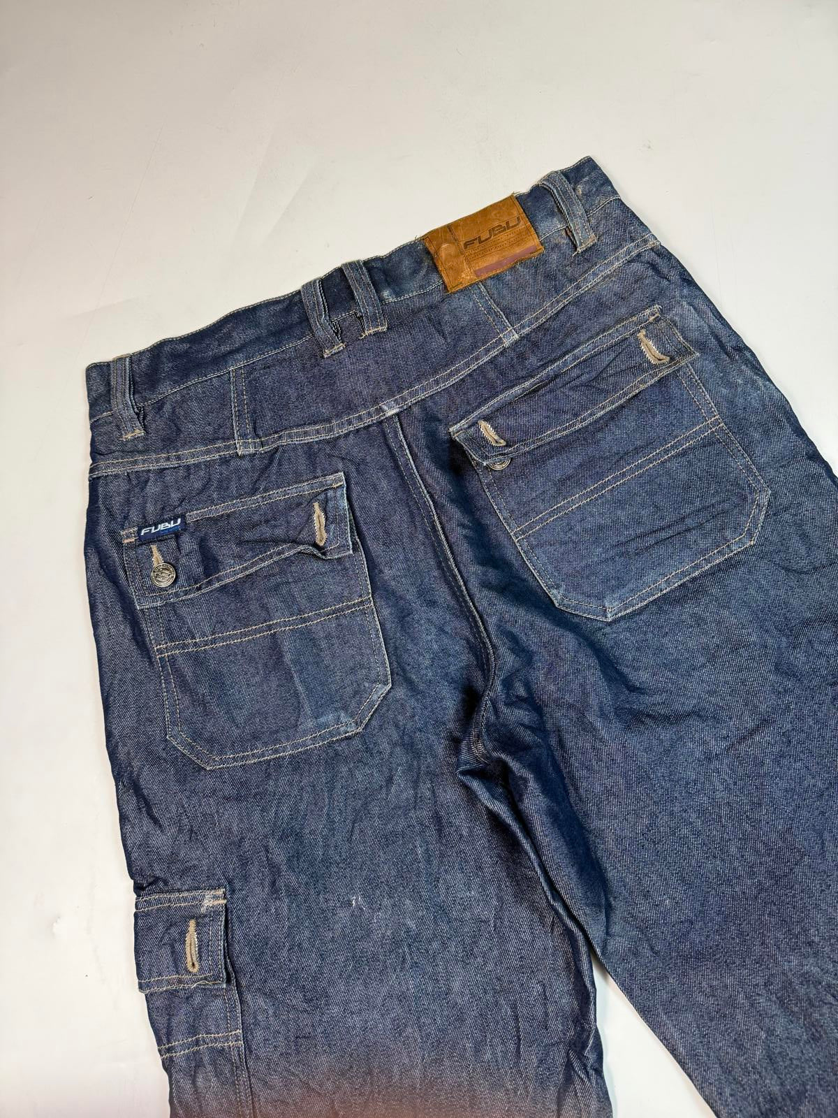 Vintage Fubu baggy hip hop Jeans (W32)