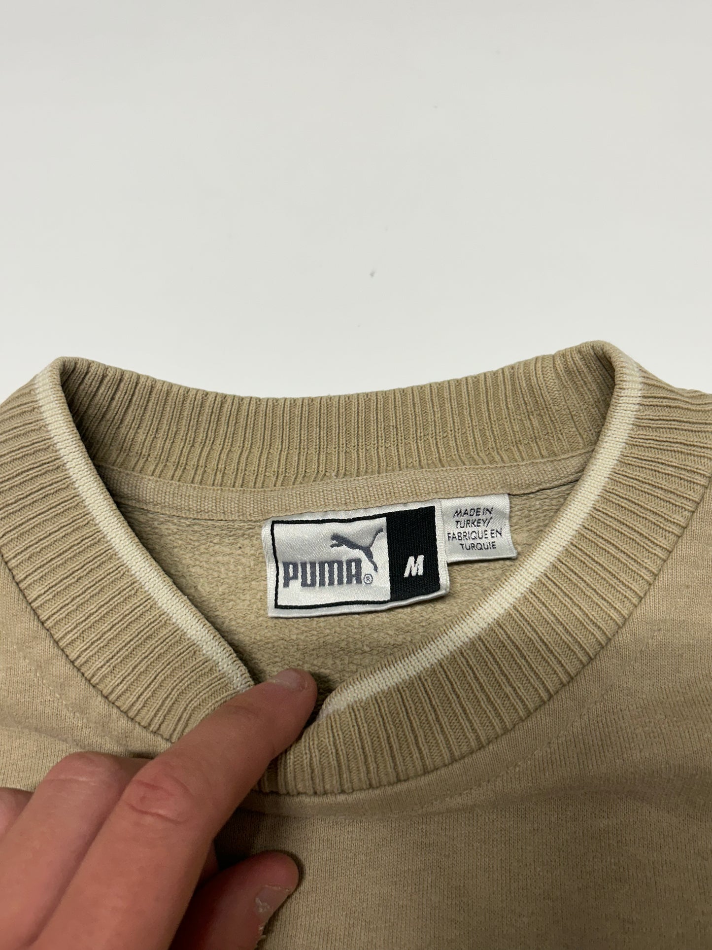 Vintage Puma centre logo sweatshirt (M)