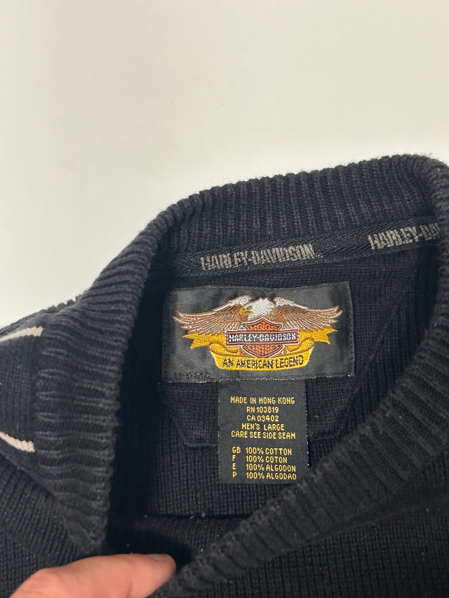 Harley Davidson knit sweater (L)