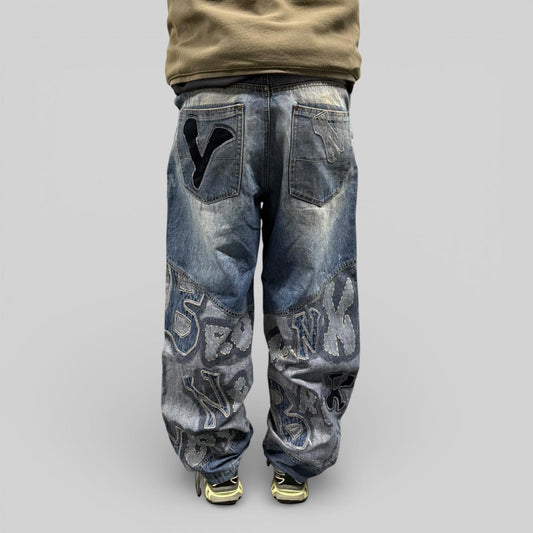Vintage Y2K baggy hip hop Jeans (W32)