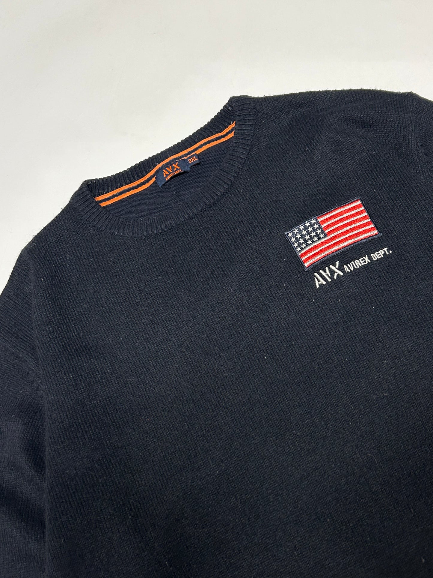 Vintage Avirex dept wool knit sweater (XL)