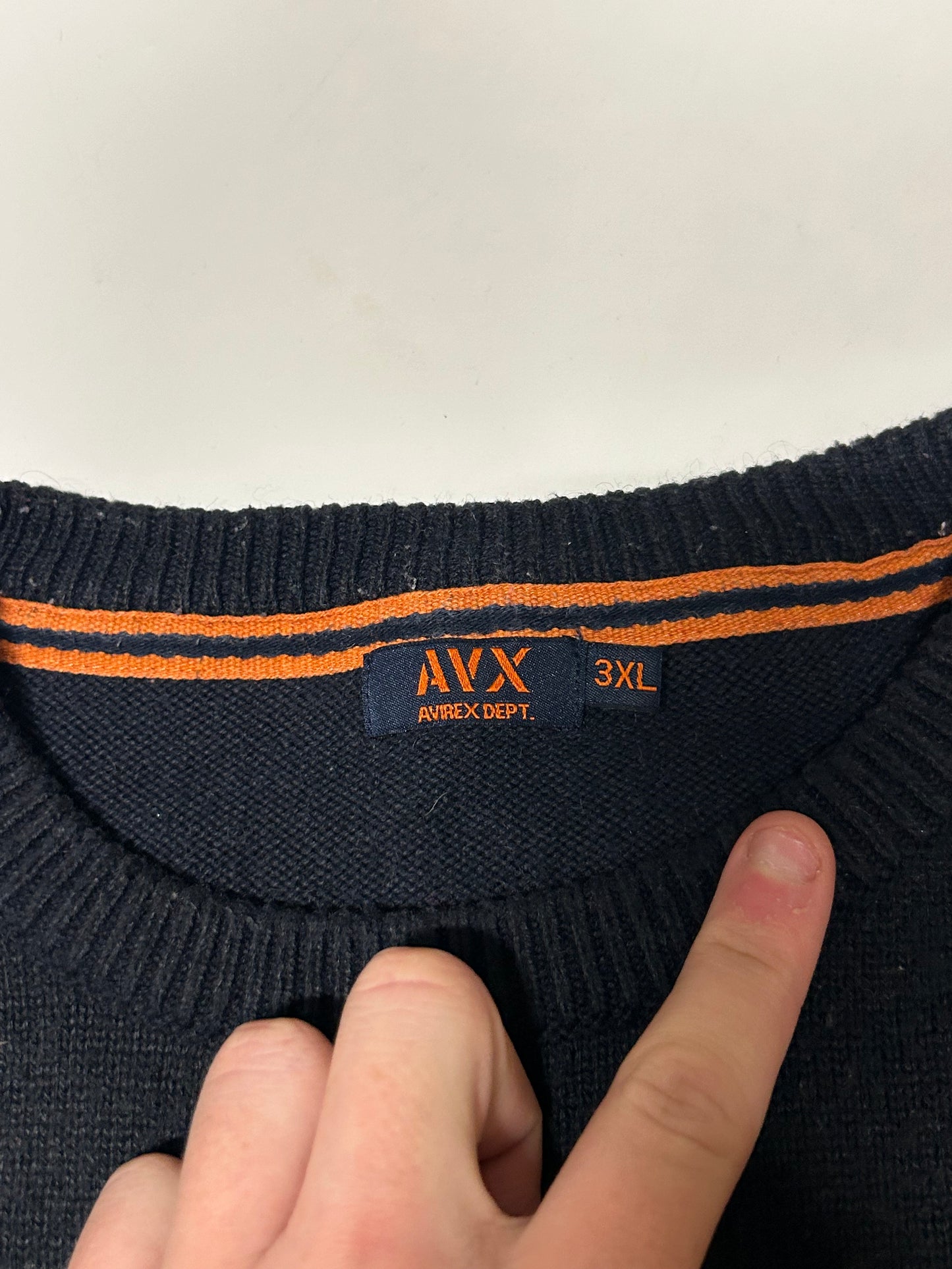 Vintage Avirex dept wool knit sweater (XL)