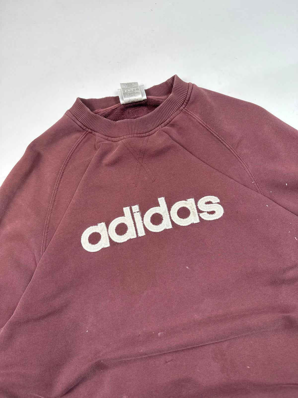 Vintage 90s adidas spell out sweatshirt (L)