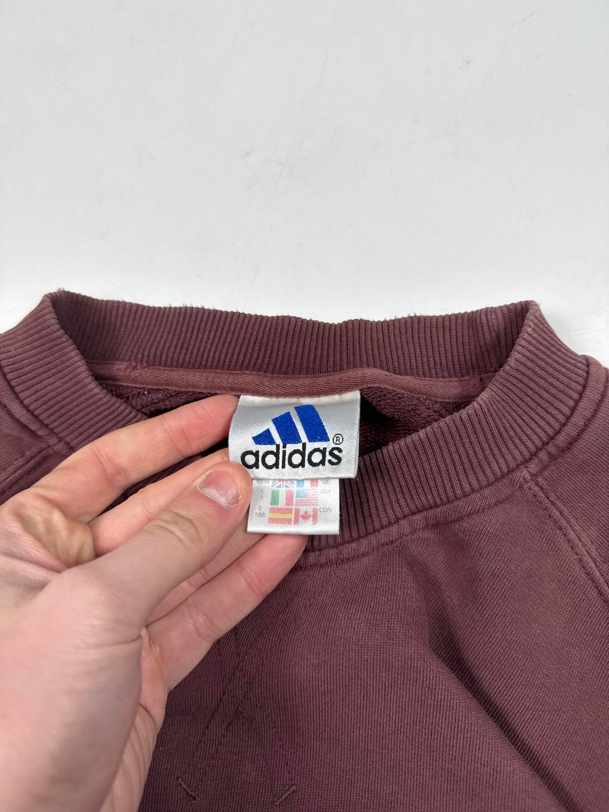 Vintage 90s adidas spell out sweatshirt (L)
