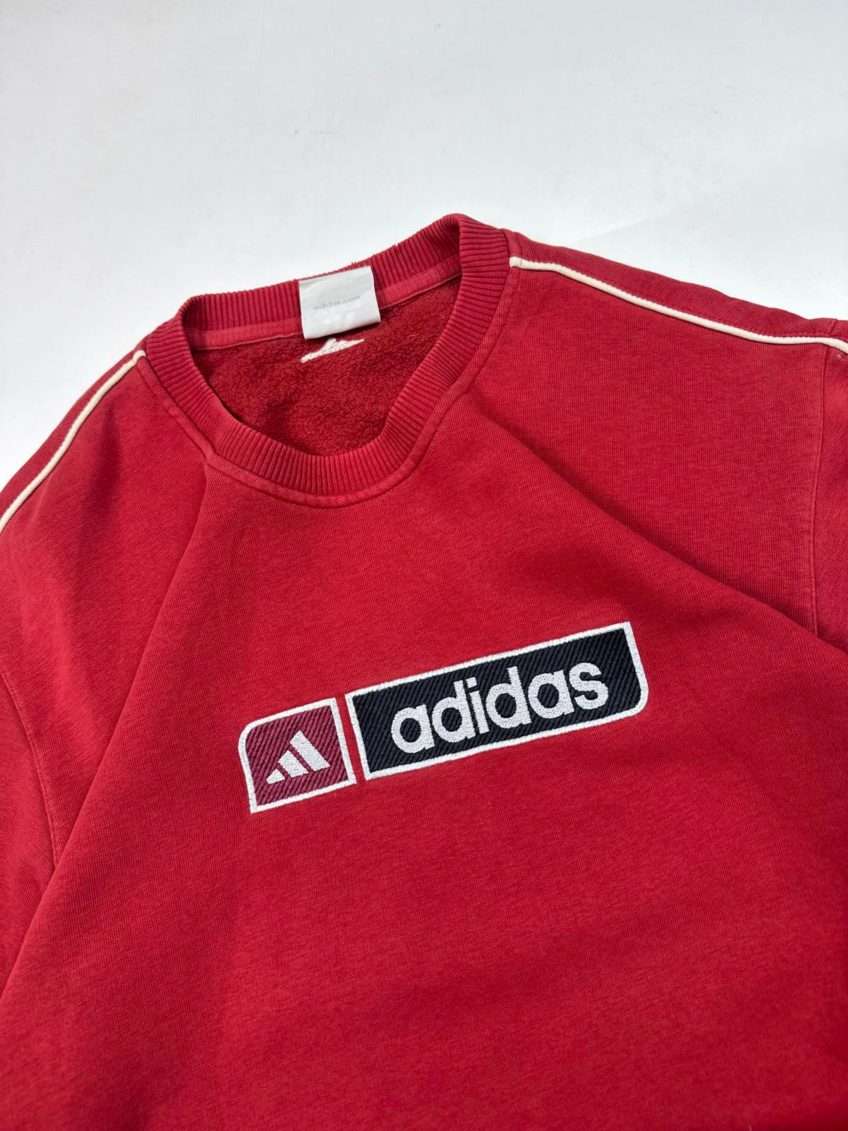 Vintage Adidas spell out sweatshirt (L)
