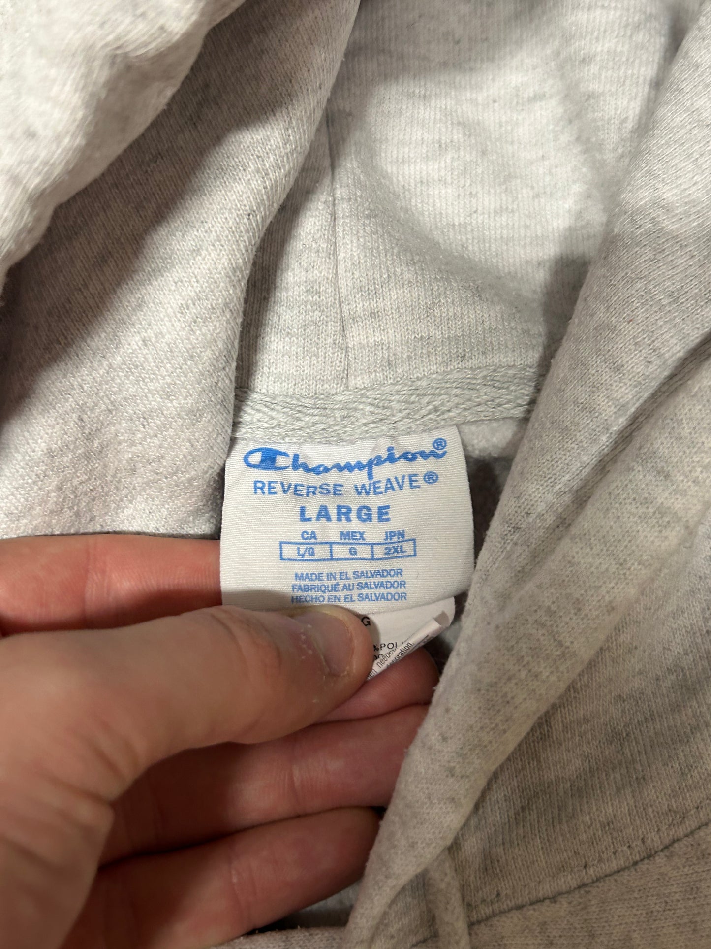 Champion Rockhurst university spell out hoodie (L)