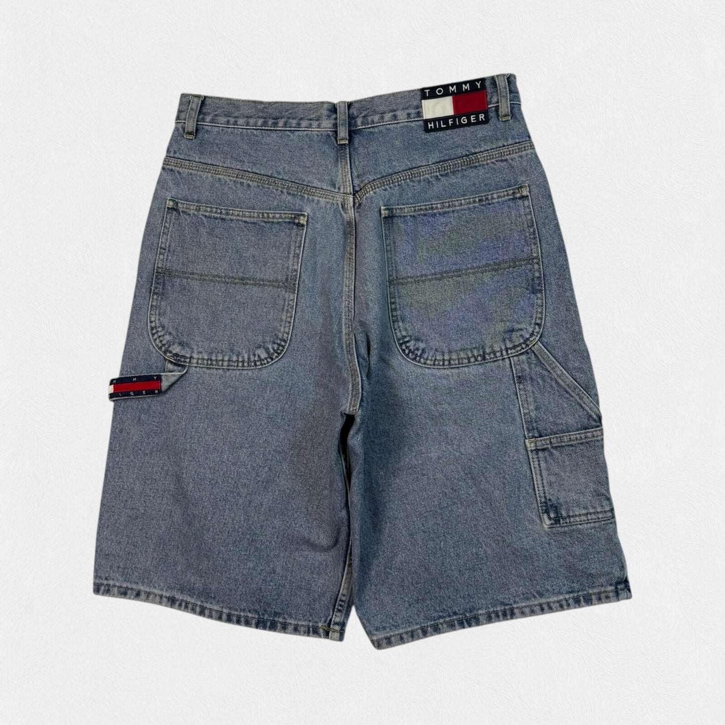 Vintage 90s Tommy Hilfiger carpenter jorts (W33)