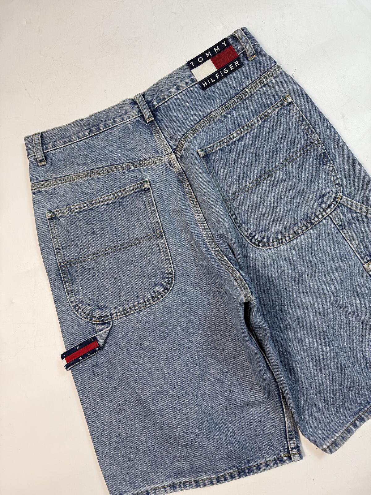 Vintage 90s Tommy Hilfiger carpenter jorts (W33)