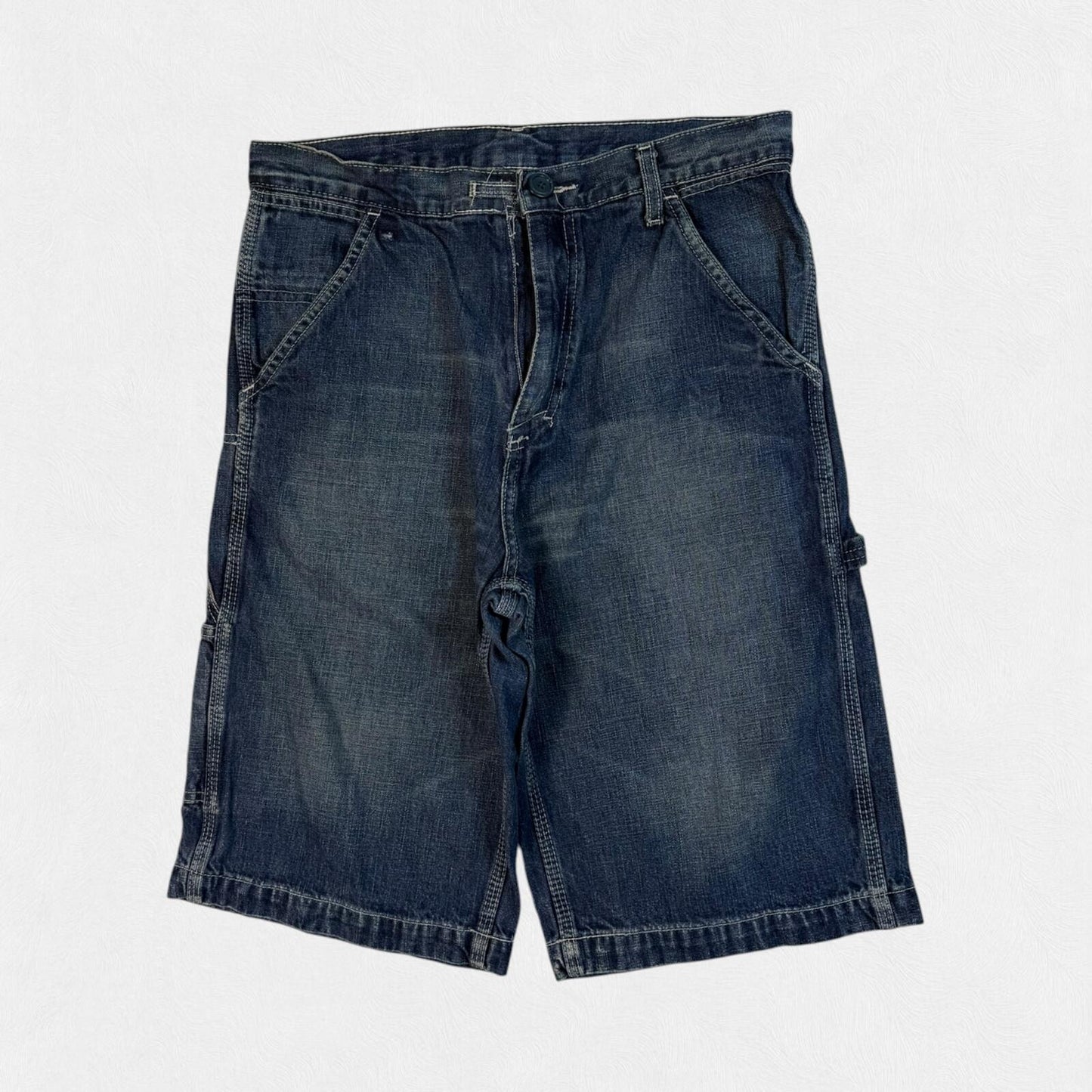 Lee baggy carpenter denim jean jorts shorts (W30)