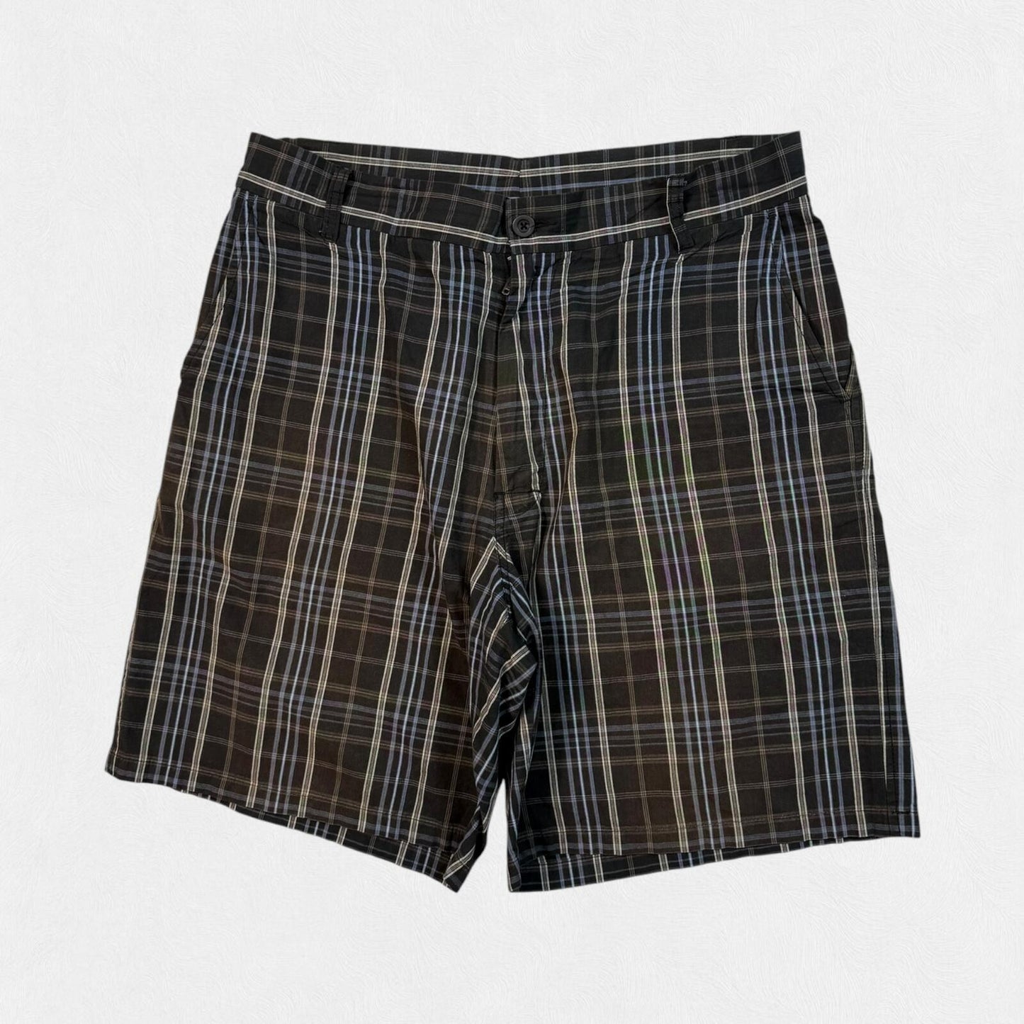 Carhartt WIP baggy checkered bermuda shorts (W34)