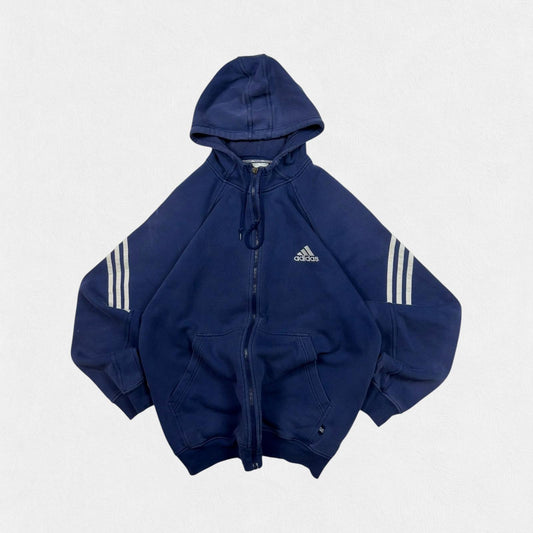 Vintage 90s Adidas zip up hoodie (L)