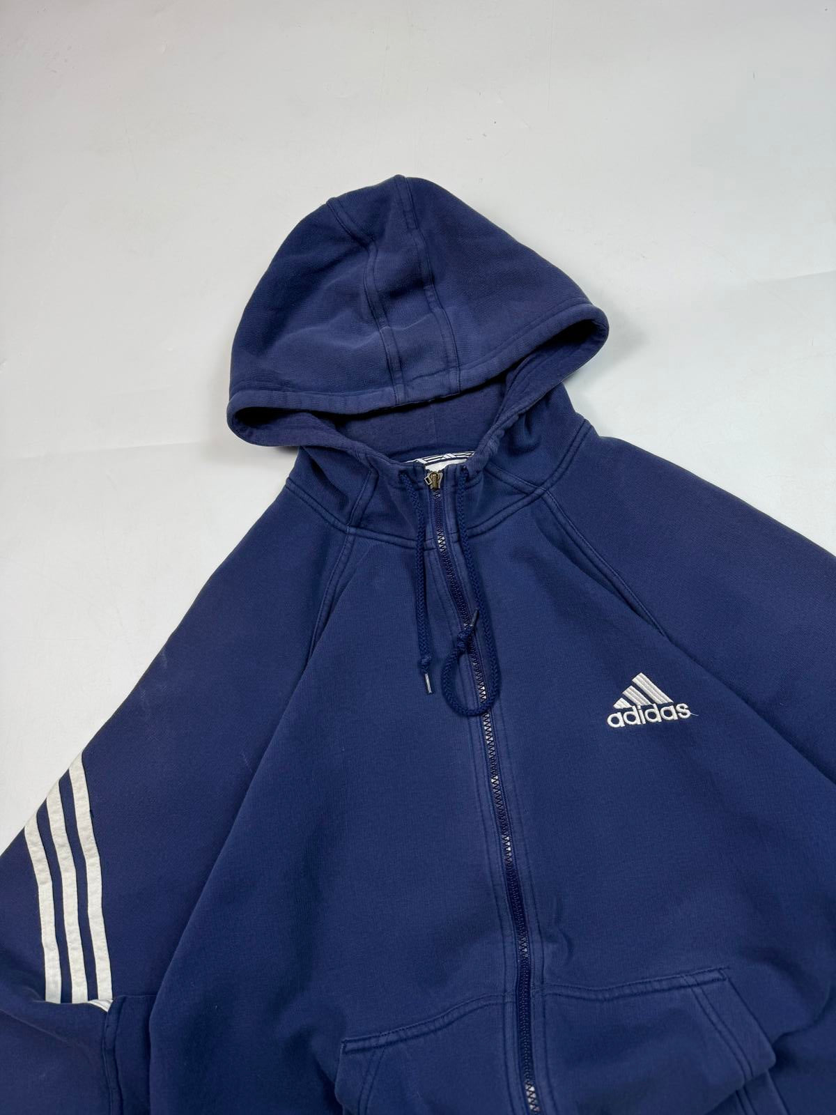 Vintage 90s Adidas zip up hoodie (L)