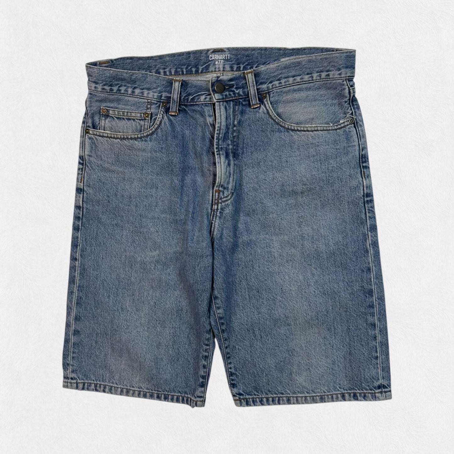 Carhartt WIP baggy denim jean jorts shorts (W31)