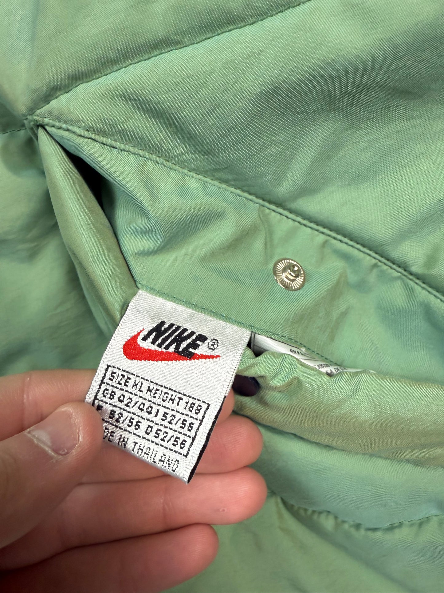 Vintage 90s Nike reversible puffer jacket (XL)