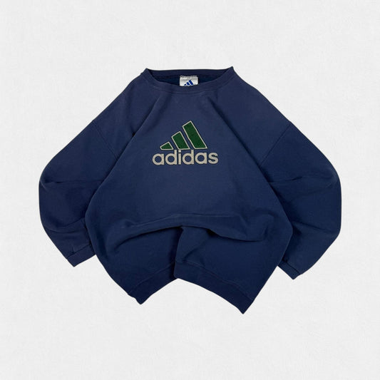 Vintage 90s adidas centre logo sweatshirt (XL)
