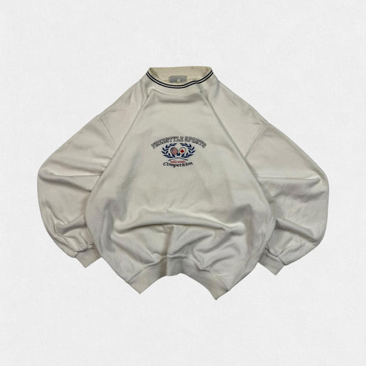 Vintage 90s centre logo sweatshirt (L)