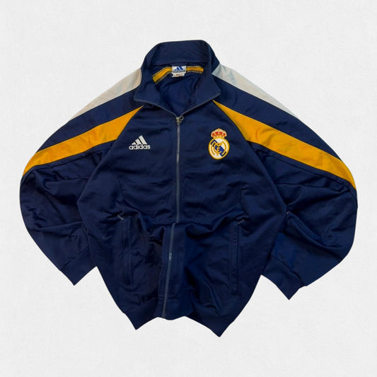 Vintage Real Madrid 1998/99 adidas football track top (L)