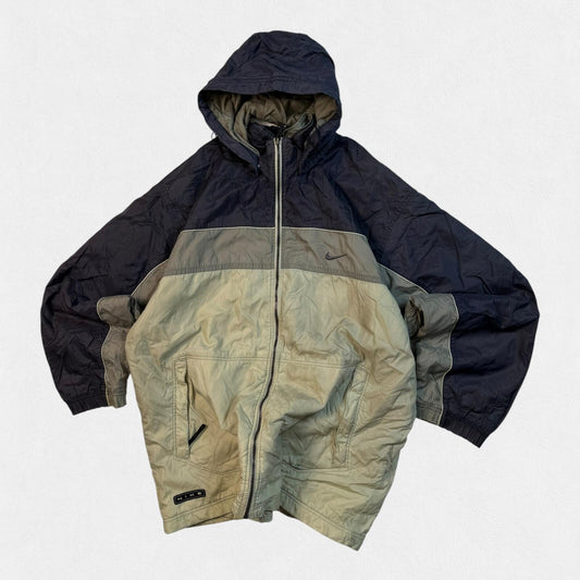 Vintage 90s Nike hooded insulated jacket (L)