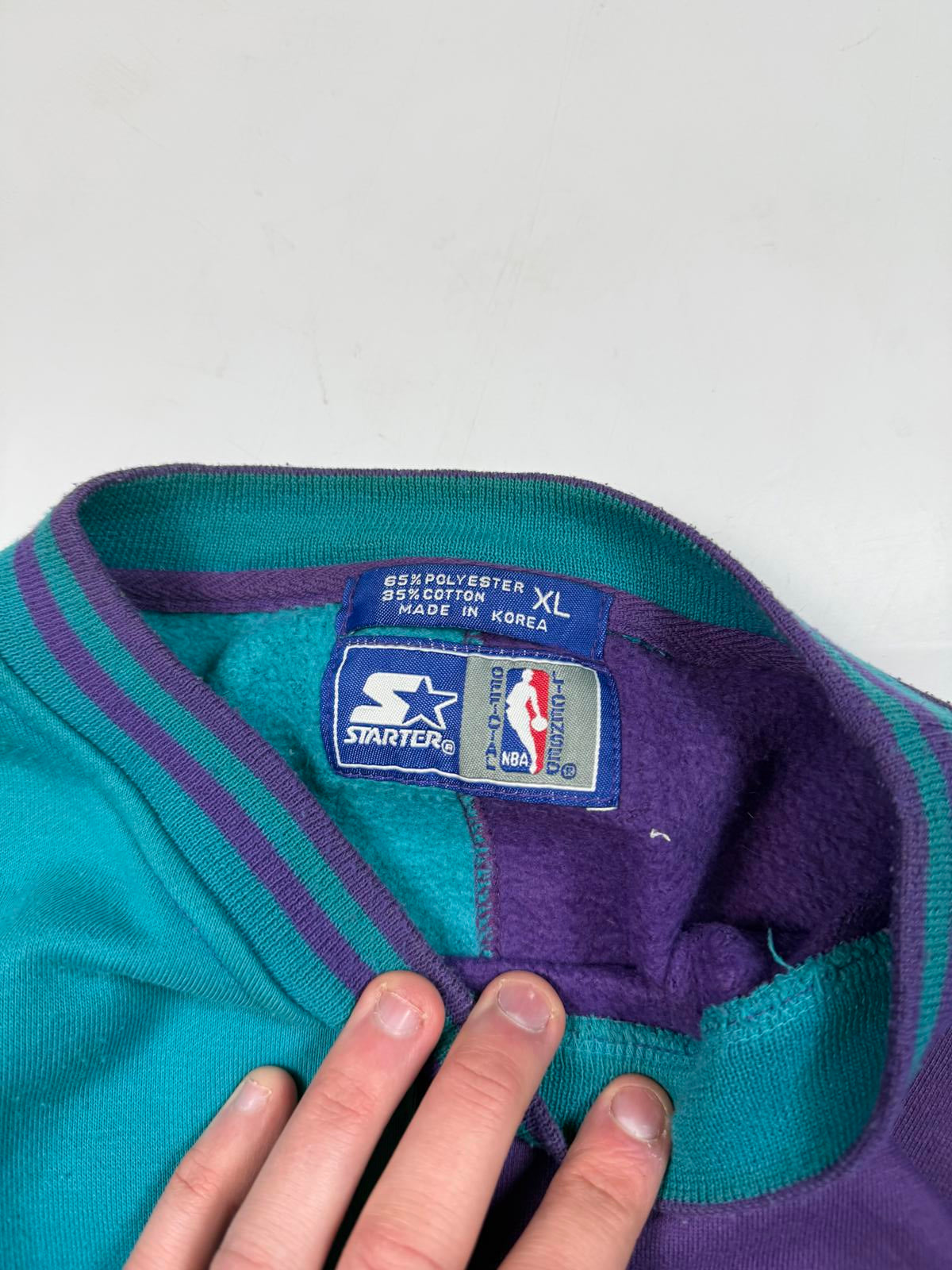 Vintage 90s Charlotte Hornets starter sweatshirt (XL)