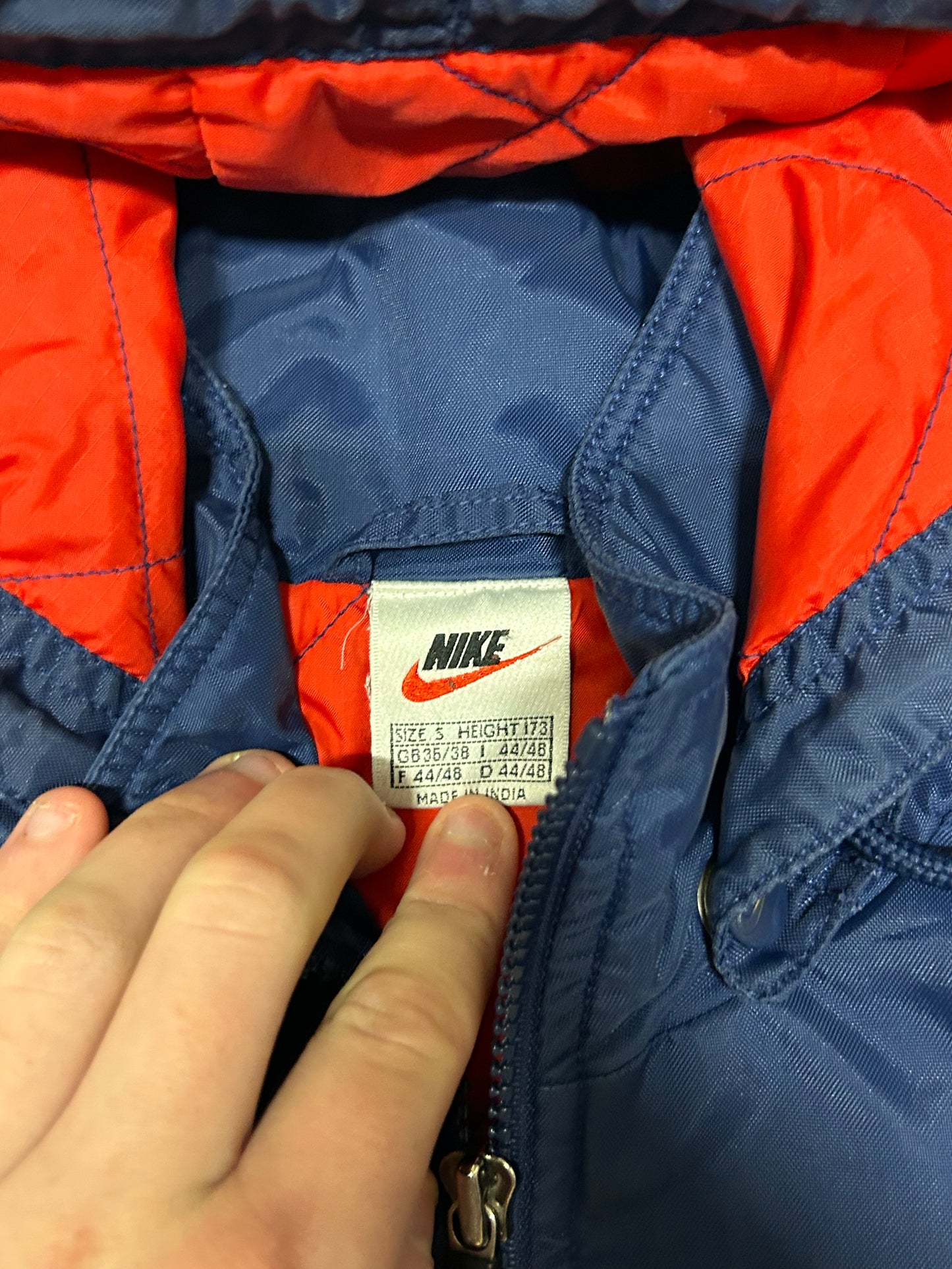 Vintage 90s Nike hooded jacket (S)
