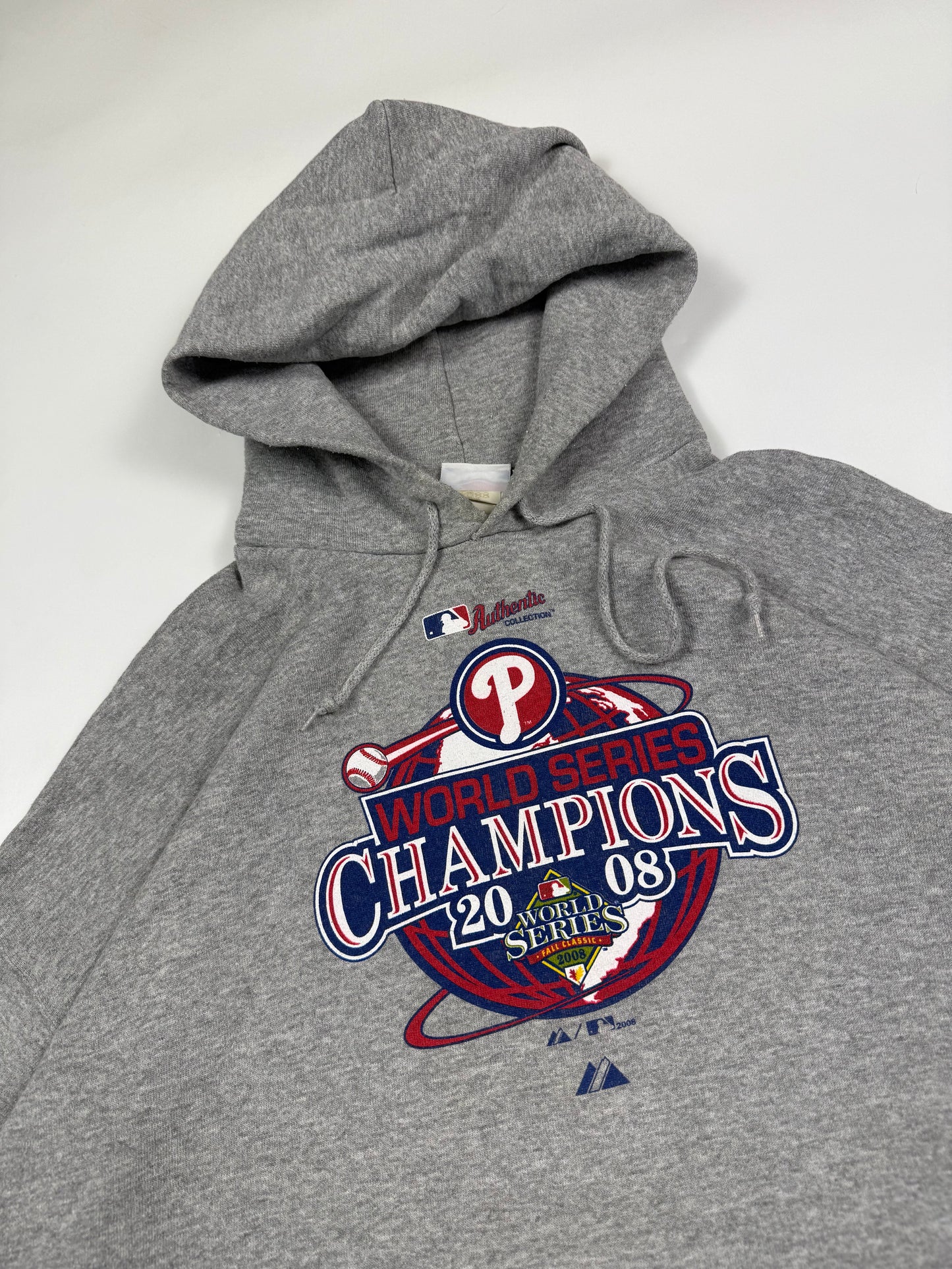 Vintage Philadelphia Phillies MLB world series 2008 graphic hoodie (XXL)