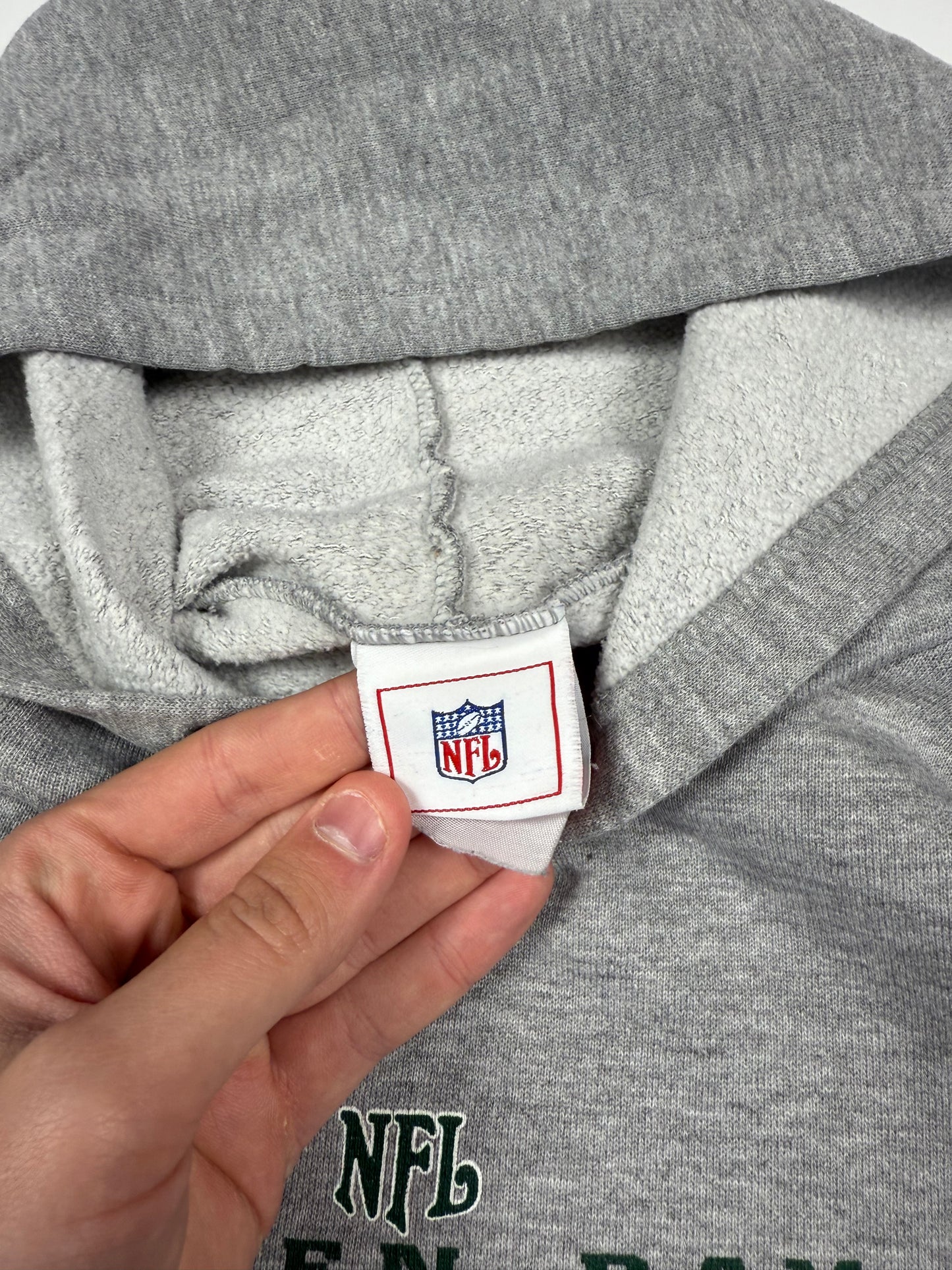 Vintage Green Bay Packers NFL graphic hoodie (M)