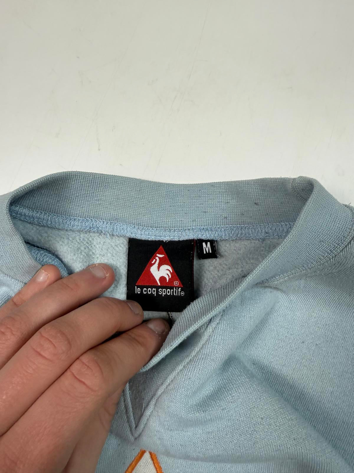 Vintage Le Coq Sportif centre logo sweatshirt (M)