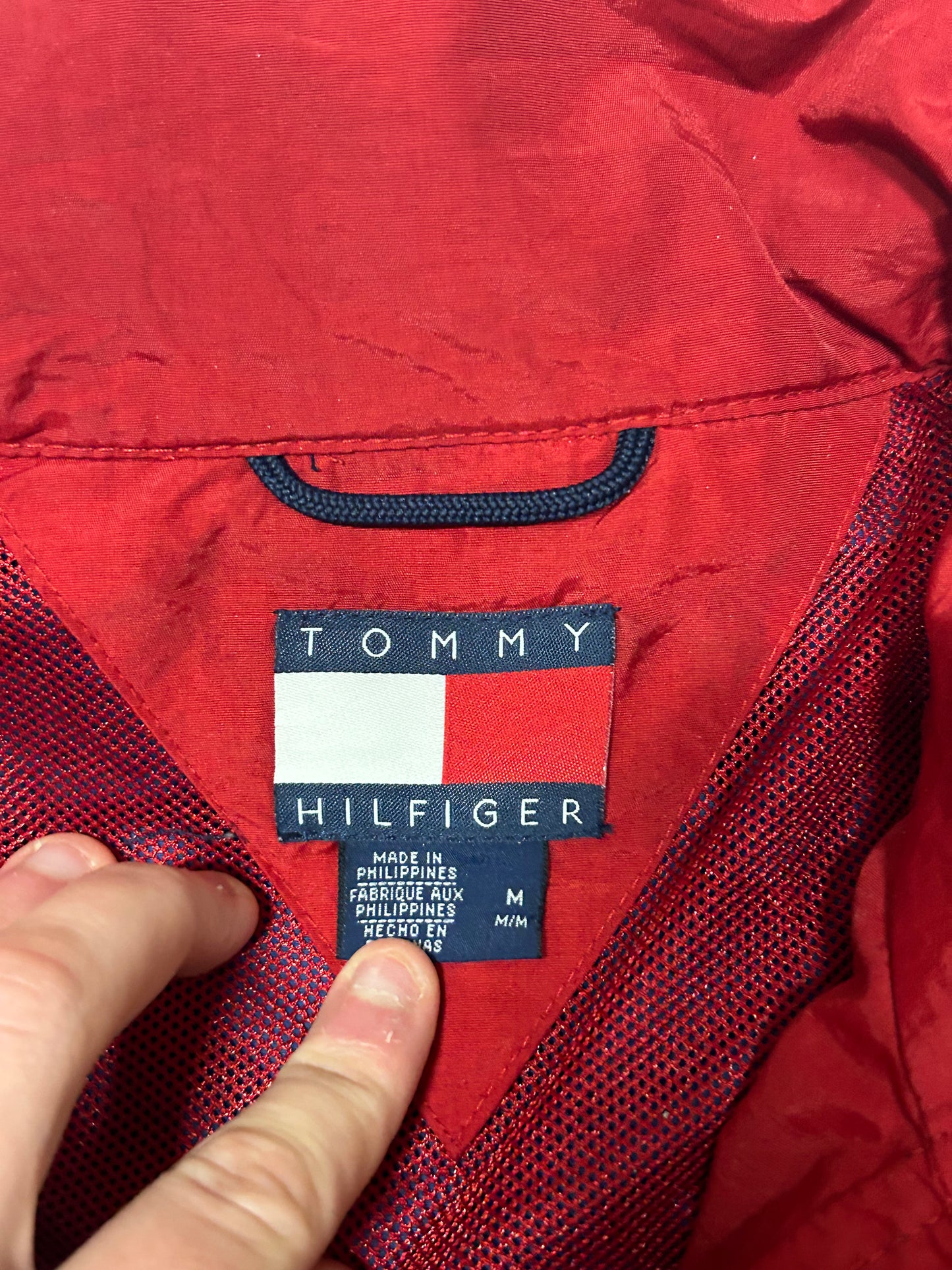 Vintage 90s Tommy Hilfiger spell out jacket (M)