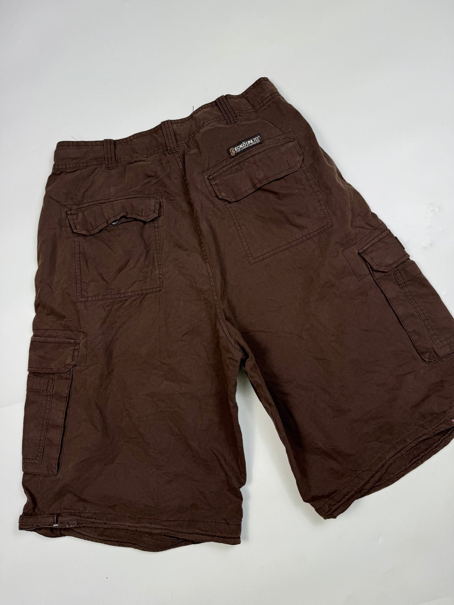 Vintage Y2K Ecko Unltd baggy cargo shorts (W36)