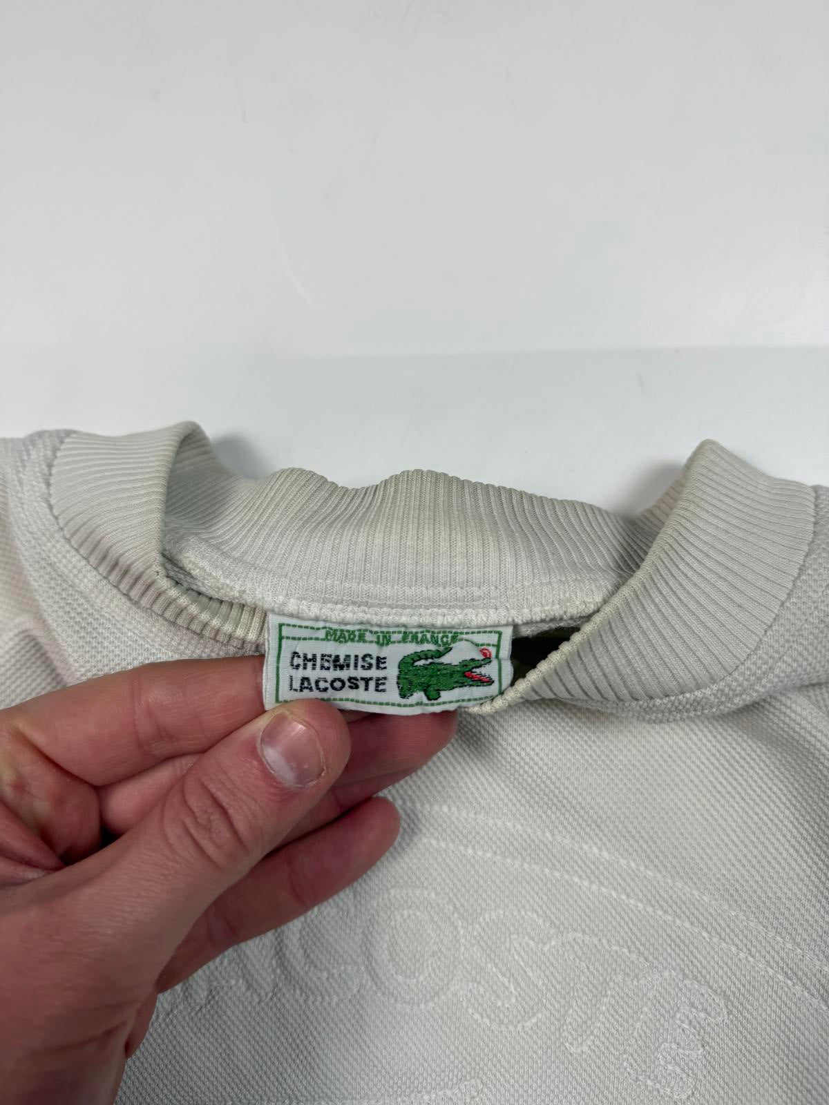 Vintage 90s Lacoste la chemise sweatshirt (S)