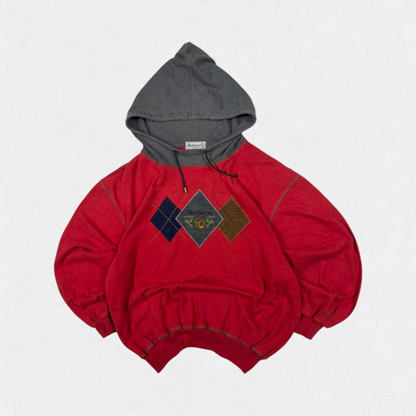 Vintage 90s Burberry hoodie (M)