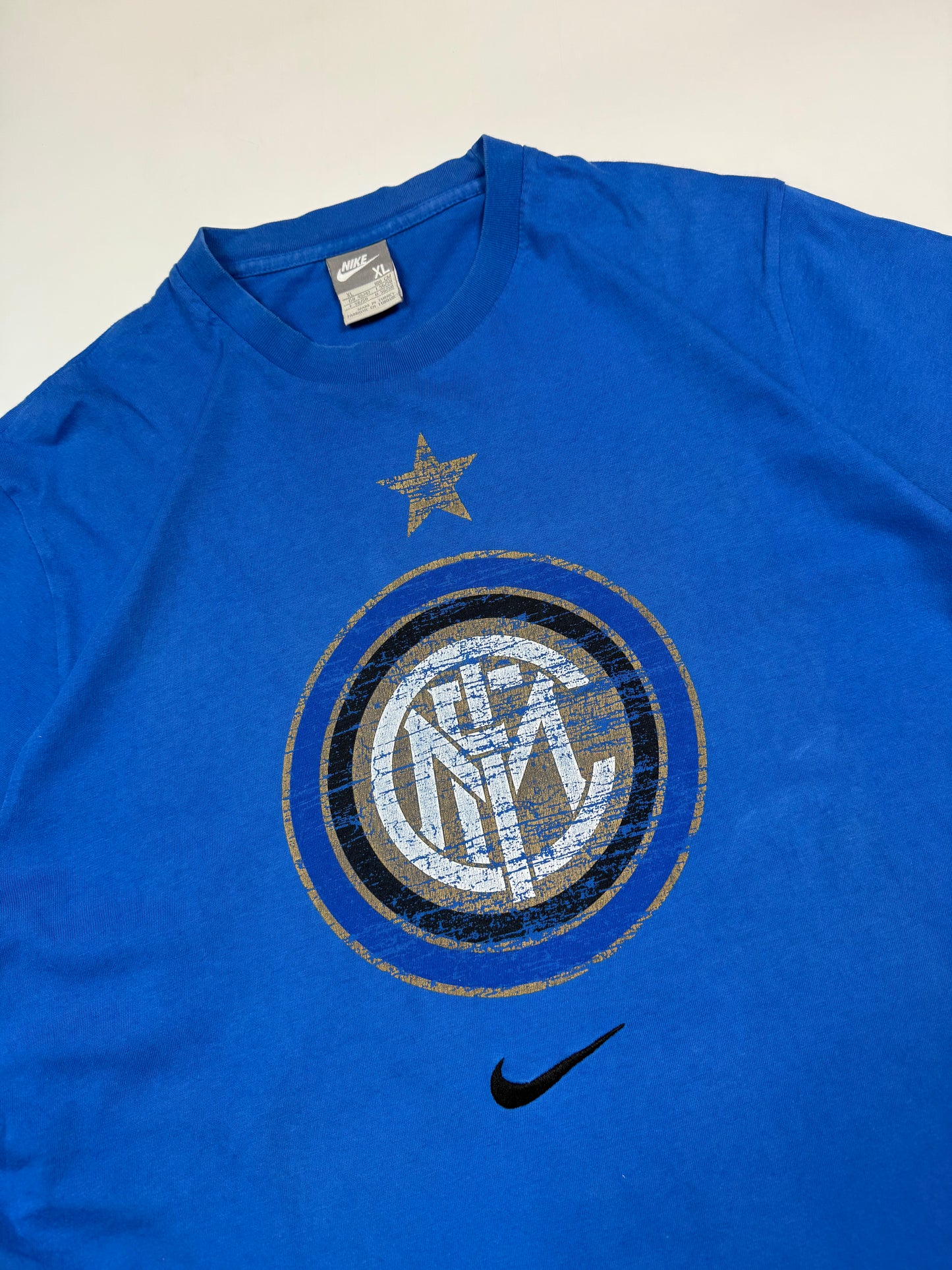 Vintage Inter Milan Nike centre swoosh tee (XL)