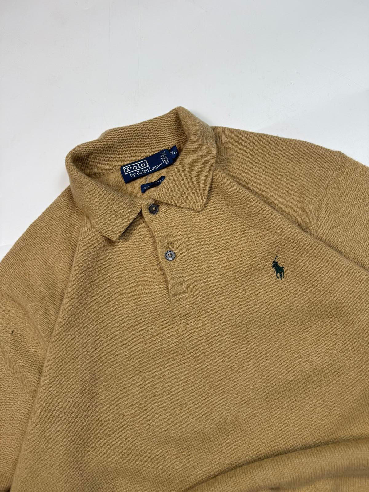 Vintage Polo Ralph Lauren wool knit sweater (XL)