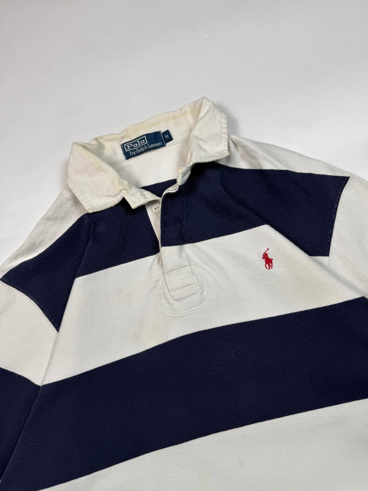 Vintage Polo Ralph Lauren striped rugby polo (M)