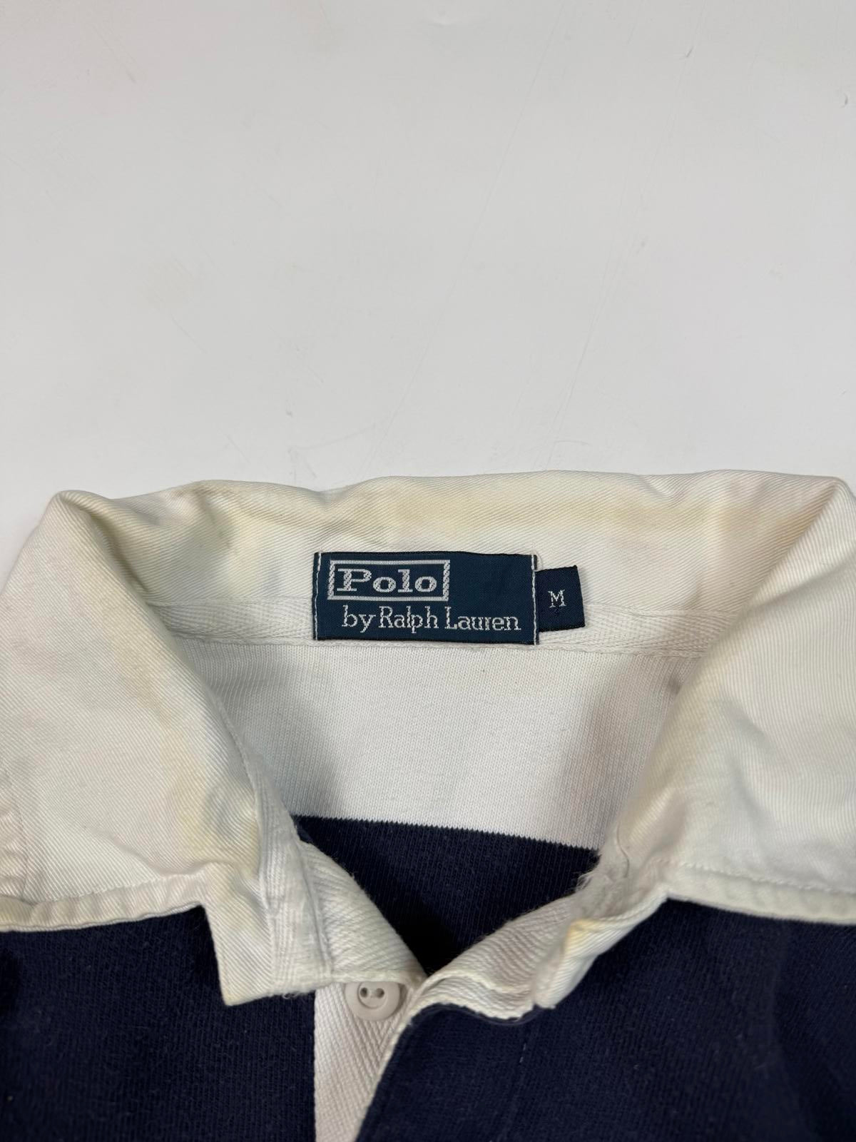 Vintage Polo Ralph Lauren striped rugby polo (M)