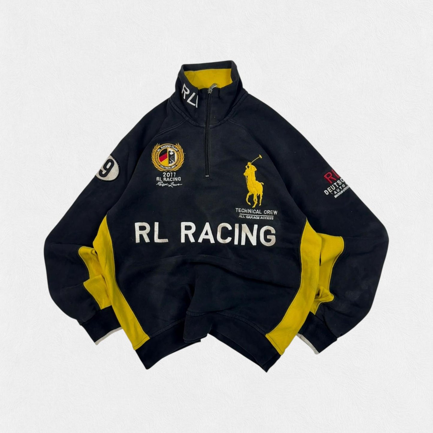Vintage Polo Ralph Lauren big pony quarter zip sweatshirt (M)