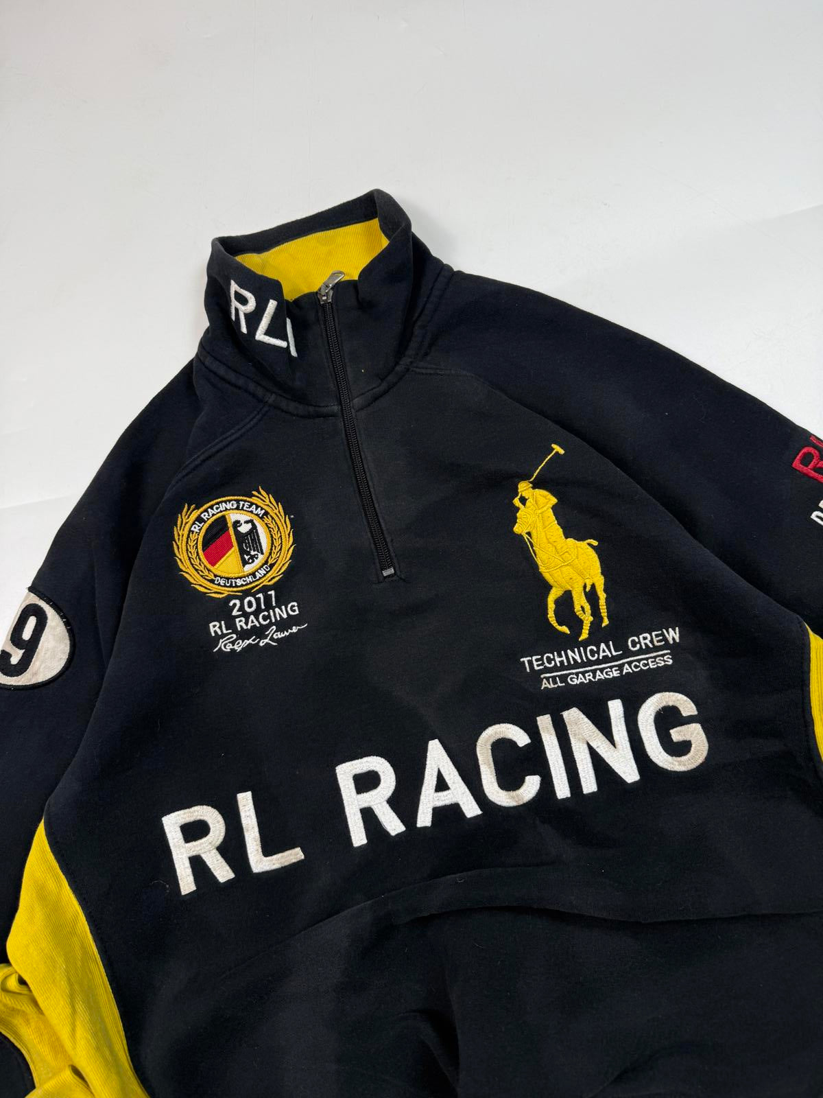 Vintage Polo Ralph Lauren big pony quarter zip sweatshirt (M)