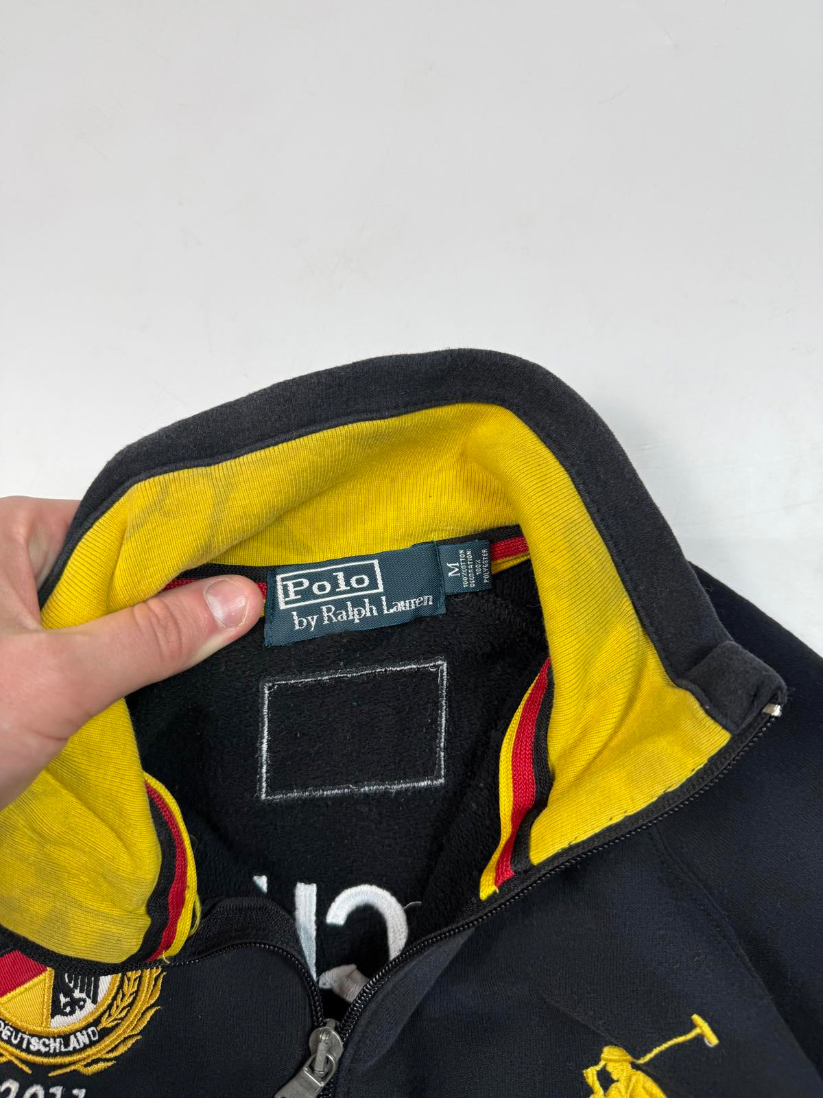 Vintage Polo Ralph Lauren big pony quarter zip sweatshirt (M)